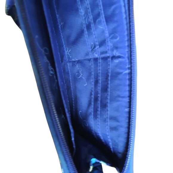 Vera Bradley Blue and Green Quilted Wallet - Picture 2 of 2